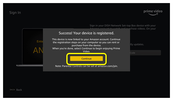 How to Register a Device on  for  Prime