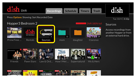 How to Access DVR Recordings on a Hopper | MyDISH